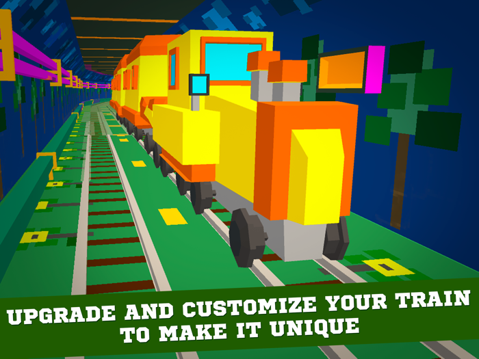Pixel Subway Train Simulator 3D