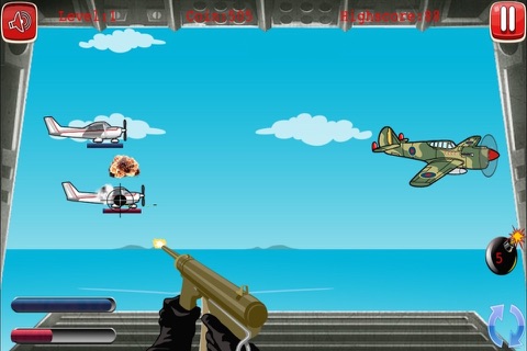 A Storm Raider Attack FREE - Sky Jet Fighter Defense screenshot 2