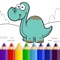 Dinosaur World - Coloring Book for Little Boys, Little Girls and Kids - Free Game