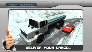 Frozen Highway Truck Driver 3D screenshot 1