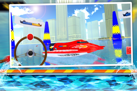 Speed Boat Sea Parking Racer screenshot 2