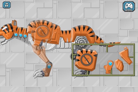 Toy War Robot Rampage Smilodon screenshot 2