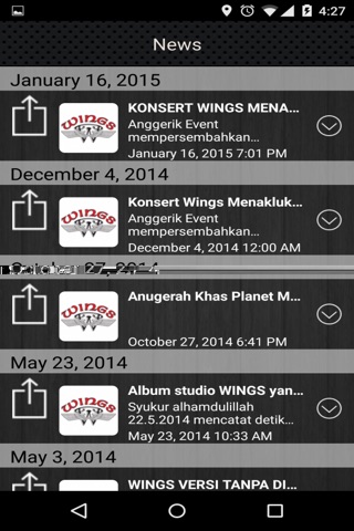 Wings - Malaysian Rock Band screenshot 4