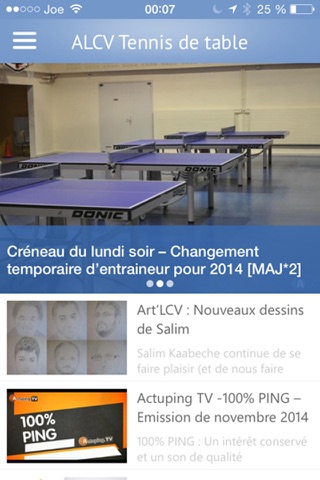 ALCV Tennis de Table screenshot 2