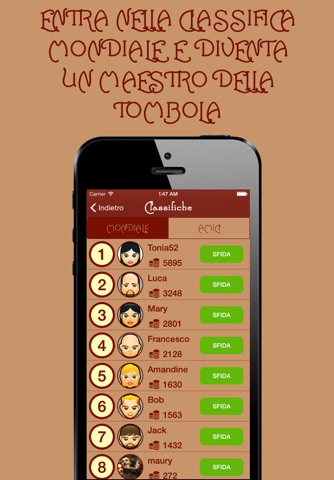 Wingo Tombola 2.0 - Play Tombola (Italian Bingo) online with your friends for free! screenshot 4