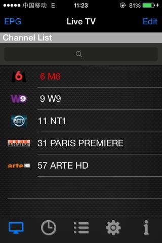 TV4ME for iPhone screenshot 2