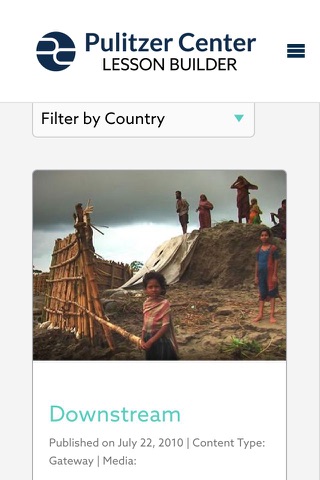 Pulitzer Center Lesson Builder screenshot 2