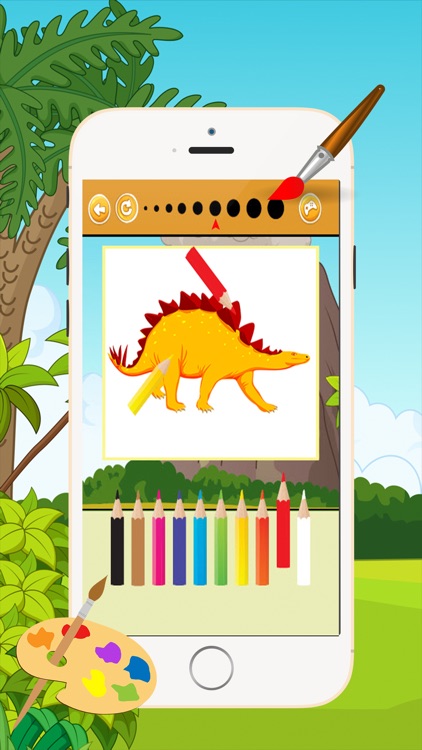 Dinosaur Coloring Book 2 - Drawing and Painting Colorful for kids games free