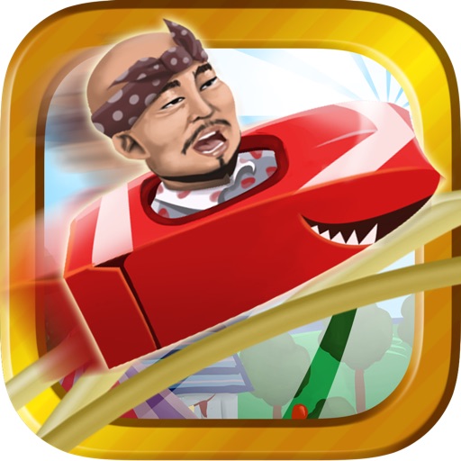 Air Stunt Bold Man Roller Coaster FREE