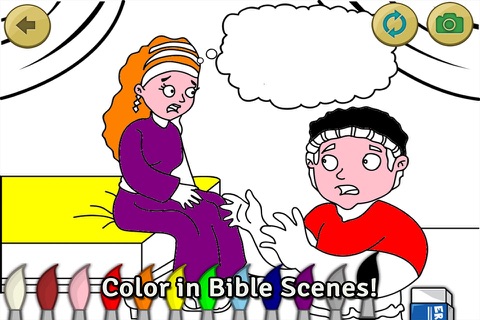 Bible Heroes: Esther and the King - Bible Story, Coloring, Singing, Puzzles and Games for Kids screenshot 4