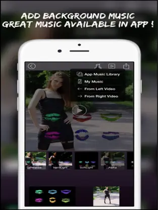 스크린샷 5 Video Blender Free : Blend any two videos or movie clips together instantly! iphone