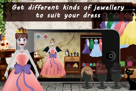 Spooky Princess Dress Up Lite screenshot 2