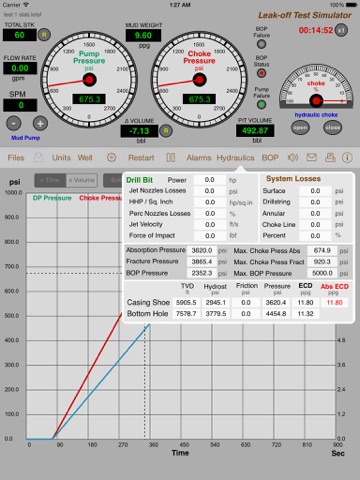Leak Off Test Simulator HD screenshot 2