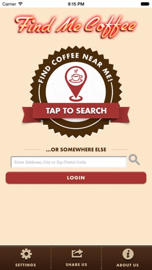 Find Me Coffee App