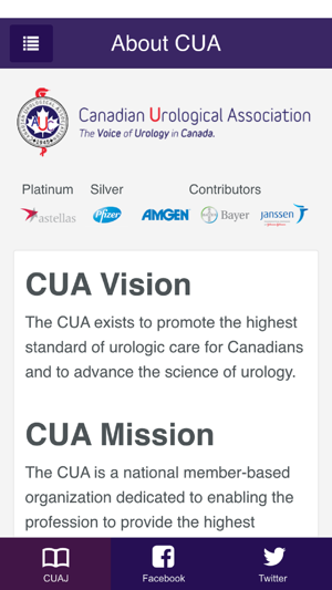 Canadian Urological Association mobile application(圖5)-速報App