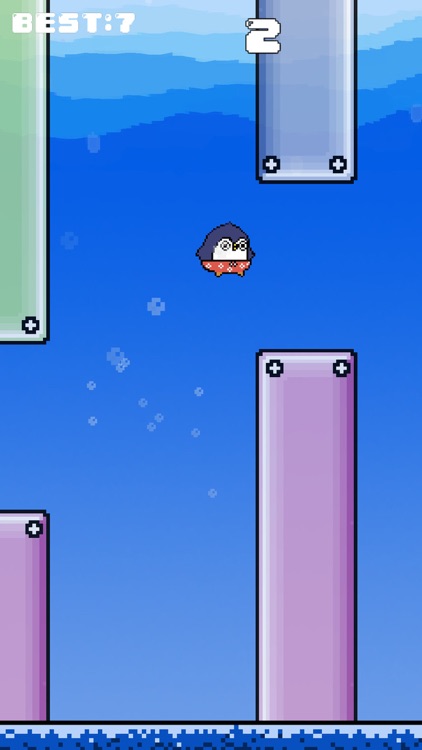 Flappy Swim - Bird and Birds Boom of Penguin beach club Free