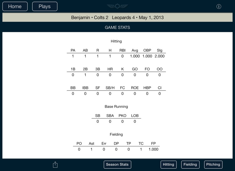 Stat Tap Baseball HD screenshot-3