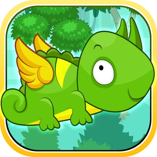 Flying Lizard Saga - Bird Eating Gecko Frenzy (Free) Icon