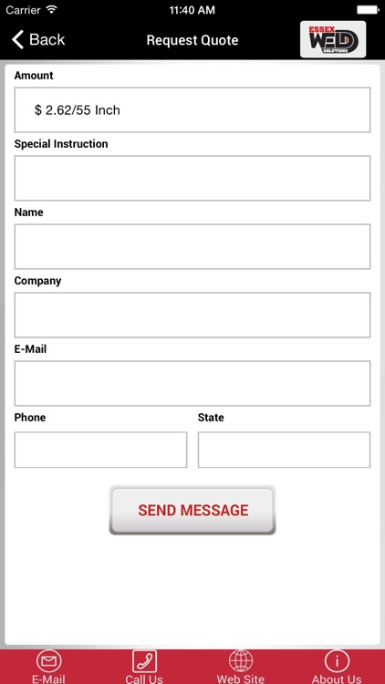 Essex Weld Solutions Laser Calculator screenshot-4