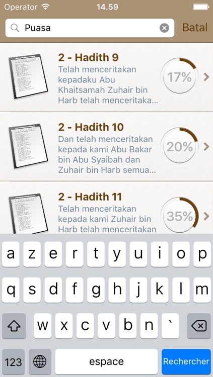 Sahih Muslim in Indonesian Bahasa and in Arabic - + 5300 Hadiths - صحيح مسلم screenshot-3