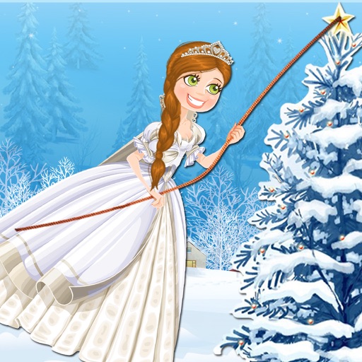 Adorable Snowy Winter Princess Swinging Adventure : Beautiful Christmas Ice Village PRO