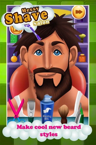Messy Shave Salon - Hairy Face Makeover screenshot 2
