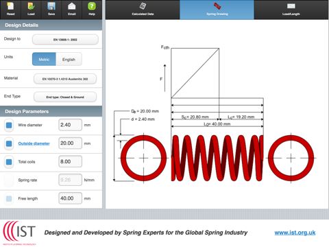 Compression Spring Calculator screenshot 2