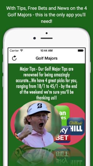 Golf Major Betting Tips and Free Bets - 