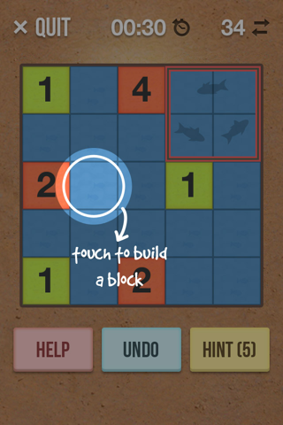 Nurikabe - Free Board Game by Tapps Games screenshot 3