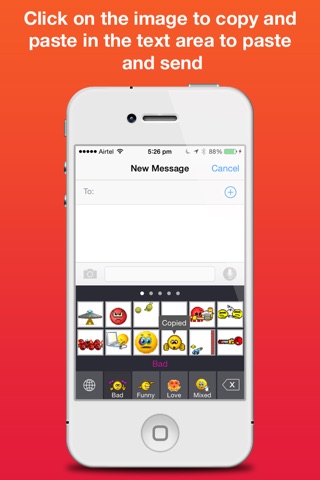 Smileys Keyboard: Custom GIF animated emoticon and emoji keyboard screenshot 4