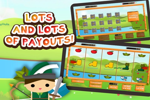 AAA Cute Robin Hood The Legend of Heroic Outlaw SLOTS FREE screenshot 4