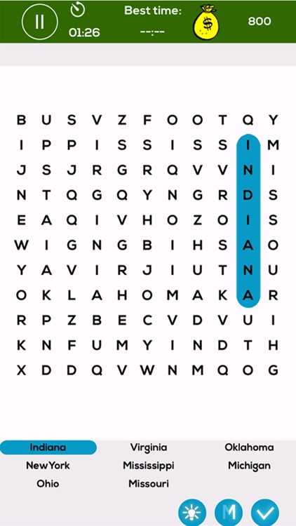 Word Search States