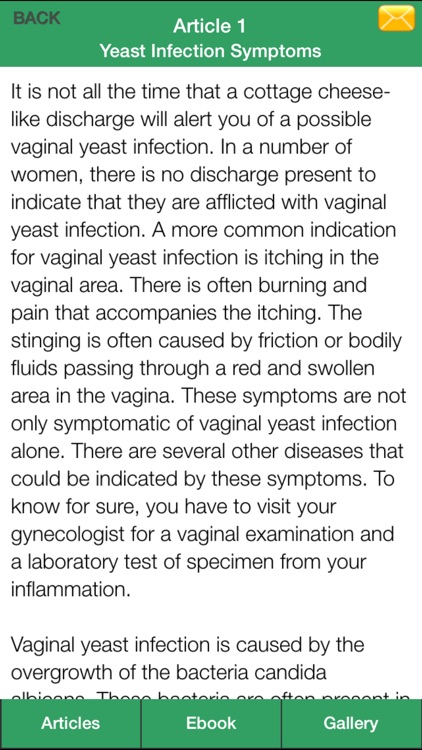 Yeast Infection Guide - The Guide To Cure Yeast Infection Symptoms At Home! screenshot-4