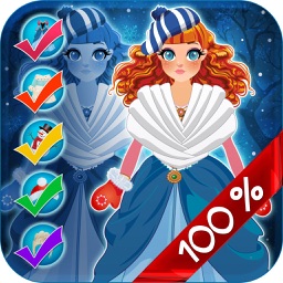 My Pretty Little Snow Princess Copy & Draw Game - Virtual World of Royal Beauty BFF Dress Up Club Edition - Free App