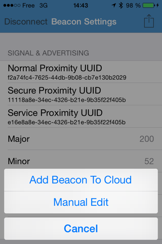 uBeacon manager screenshot 4