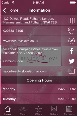 Salon Beauty is Love screenshot 3