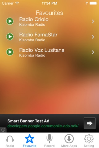 Kizomba Music Radio Recorder screenshot 3