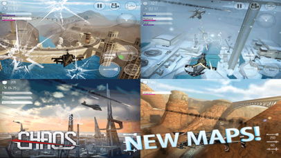 Screenshot from CHAOS Combat Copters HD - #1 Multiplayer Helicopter Simulator 3D