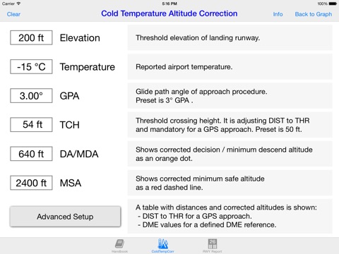 Cold WXR Altitude Correction screenshot 4