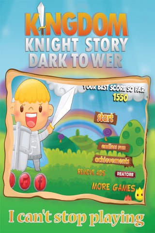 Kingdom Knight Story - Dark Tower Jumping Game FREE screenshot 2