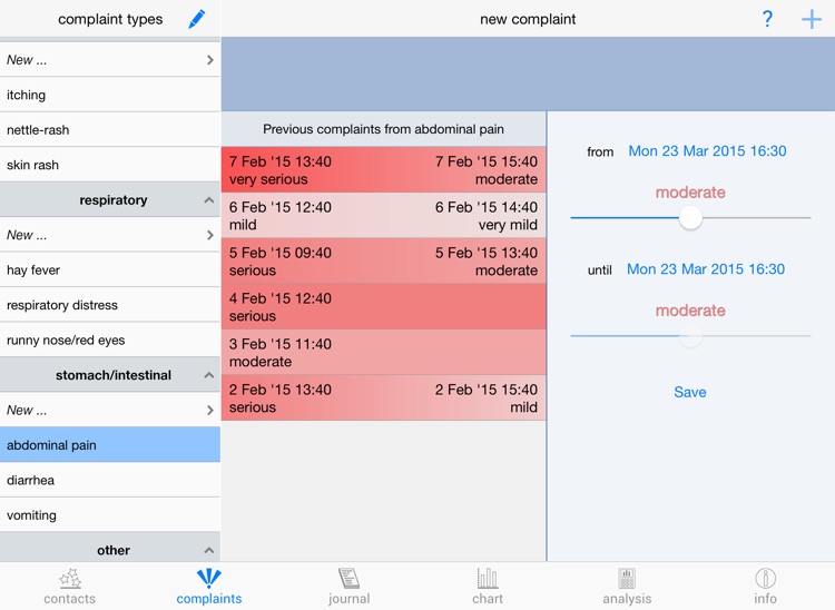 Allergy Analyzer HD screenshot-4