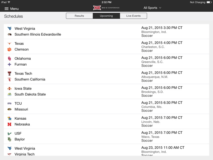 Big 12 Sports for iPad 2015 screenshot-3