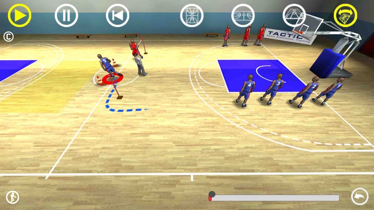 Basketball 3D playbook screenshot-4