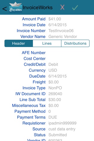 InvoiceWorks for Airlines screenshot 3