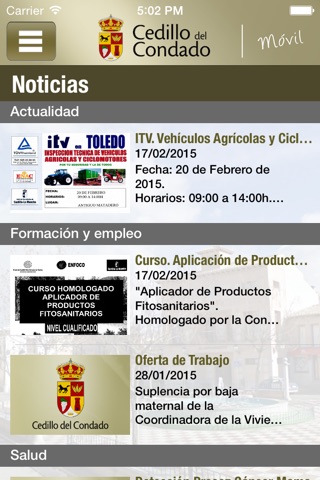 Ayuntamiento de Cedillo del Condado screenshot 2