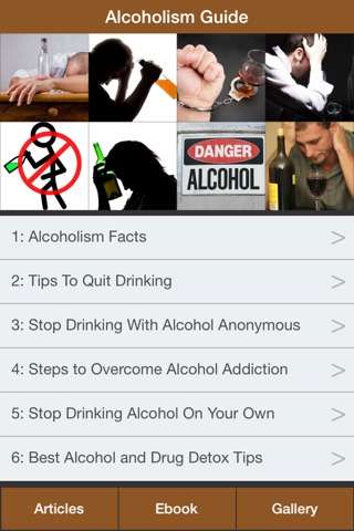 Alcoholism Guide - Learning Alcoholism Fact & Stop Drinking Now! screenshot 3