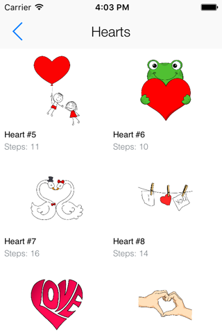 Draw Love Hearts screenshot 2