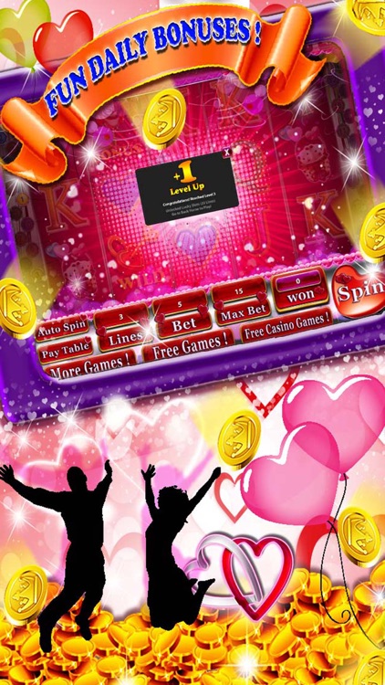 Valentine's Day Slots : Free Slot Machine Game with Big Hit Jackpot