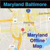Maryland/Baltimore Offline Map with Real Time Traffic Cameras - Great Road Trip