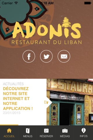 Adonis du Liban - Restaurant Libanais Marseille screenshot 2